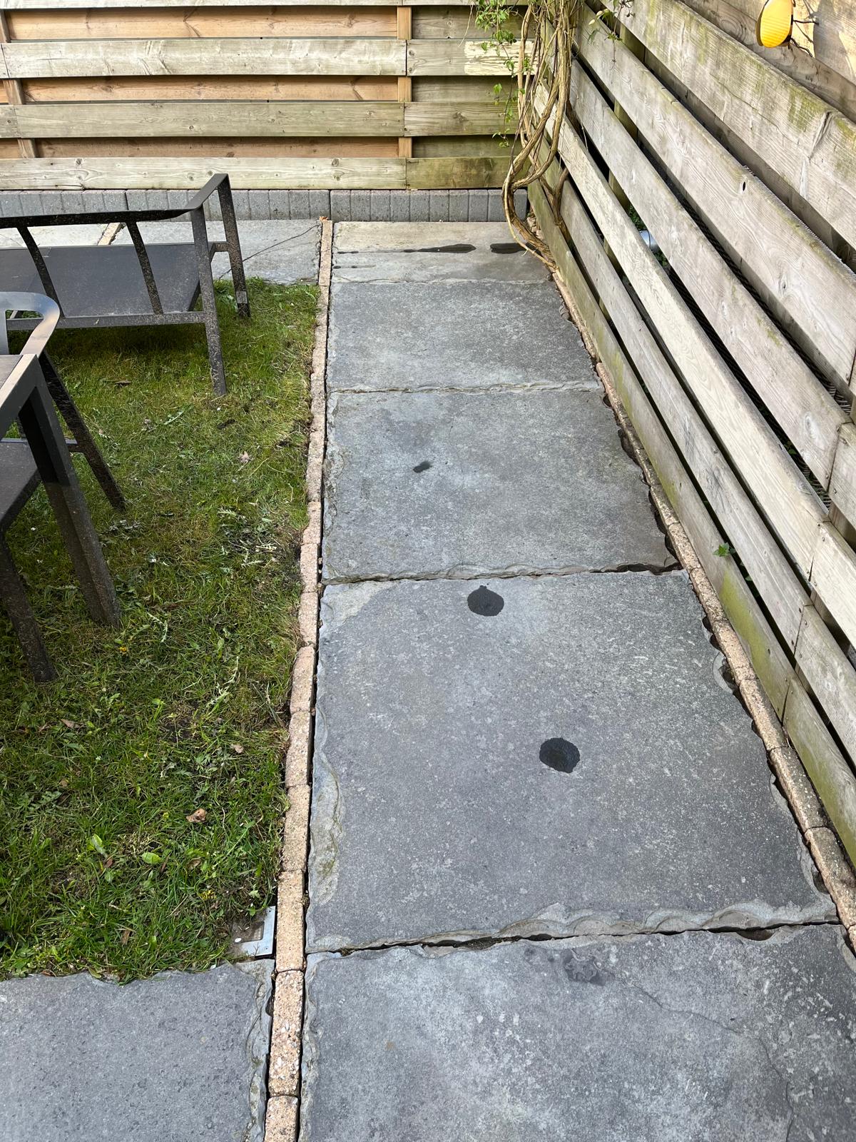 Zijpad reiniging - Na